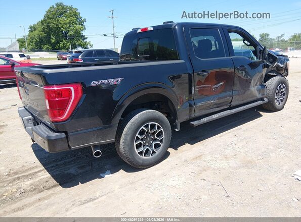 1FTEW1EP6PFA21460 2023 FORD F150 Black უკანა მარჯვენა