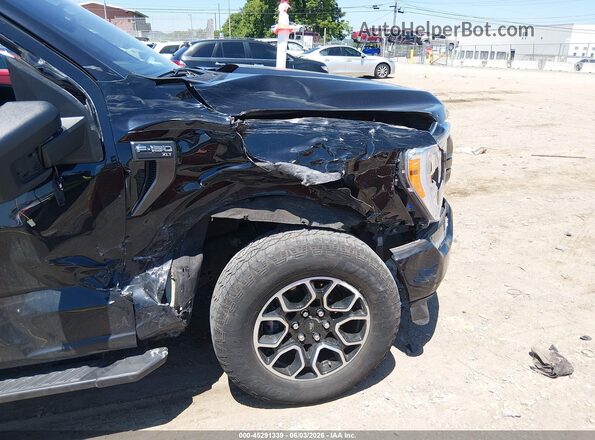 1FTEW1EP6PFA21460 2023 FORD F150 Black წინა ხედი