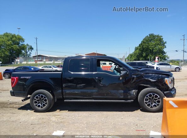 1FTEW1EP6PFA21460 2023 FORD F150 Black უკანა სალონის ხედი