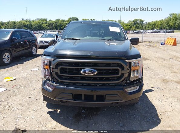 1FTEW1EP6PFA21460 2023 FORD F150 Black ხელსაწყოთა პანელის ხედი