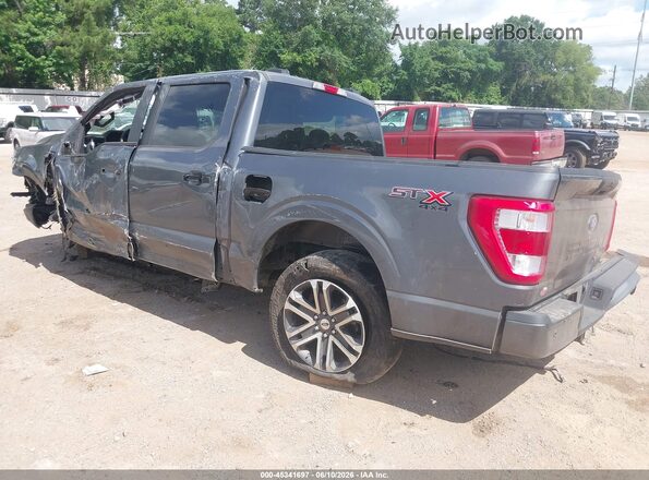 1FTEW1EP6PKF68185 2023 FORD F150 Gray Հետևի ձախ