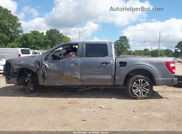 1FTEW1EP6PKF68185 2023 FORD F150 Gray Դիմացի տեսք