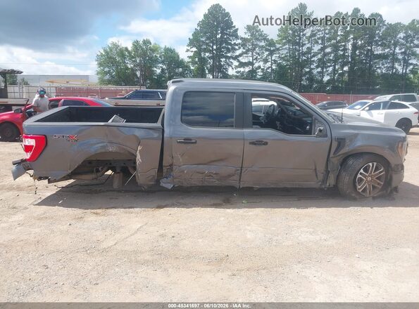 1FTEW1EP6PKF68185 2023 FORD F150 Gray Սալոնի 360 աստիճան տեսք