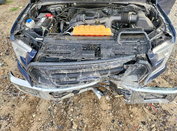 1FTEW1EP7GKF68664 2016 FORD F150 Blue Սալոնի հետևի տեսք