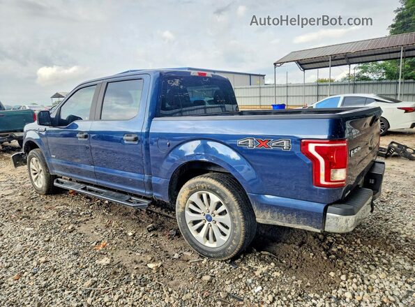 1FTEW1EP7GKF68664 2016 FORD F150 Blue Հետևի ձախ