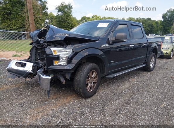 1FTEW1EP7HKC42204 2017 FORD F150 Black Front left