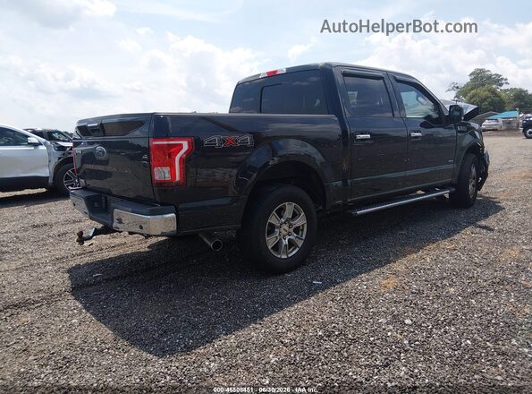 1FTEW1EP7HKC42204 2017 FORD F150 Black Rear right
