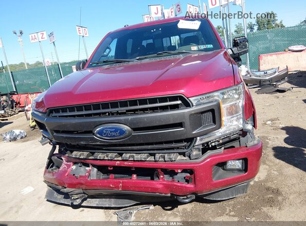 1FTEW1EP7JFA75938 2018 FORD F150 Red Вид спереду