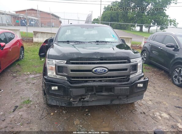 1FTEW1EP7JFC86198 2018 FORD F150 Black Widok zestawu wskaźników