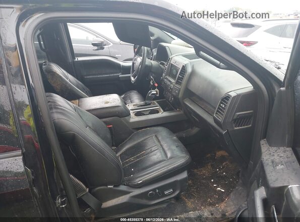 1FTEW1EP7JFC86198 2018 FORD F150 Black Widok wnętrza z przodu