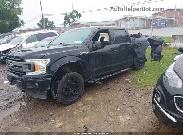 1FTEW1EP7JFC86198 2018 FORD F150 Black Widok wnętrza 360 stopni