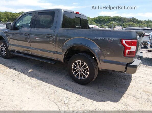 1FTEW1EP7JFC94463 2018 FORD F150 Gray Задня ліва чверть