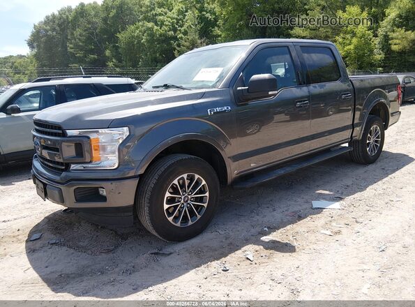 1FTEW1EP7JFC94463 2018 FORD F150 Gray Передня ліва чверть