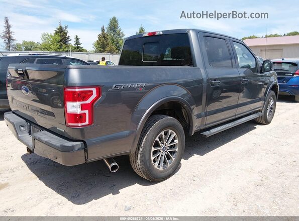 1FTEW1EP7JFC94463 2018 FORD F150 Gray Задня права чверть