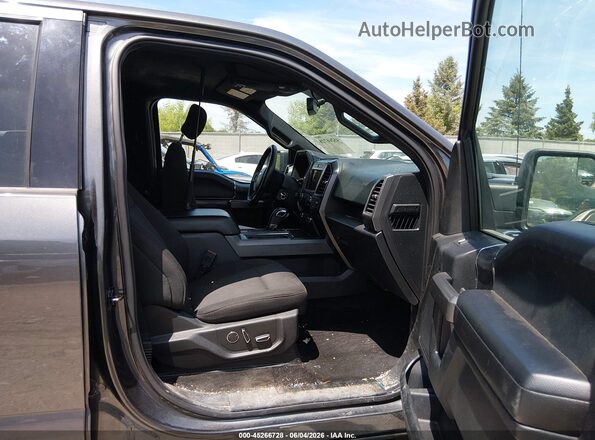 1FTEW1EP7JFC94463 2018 FORD F150 Gray Вид салону спереду