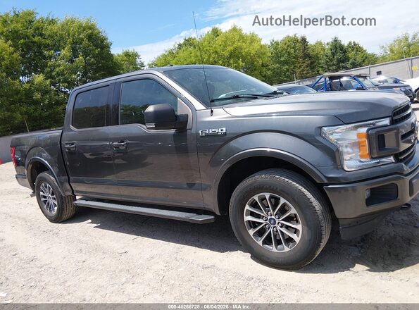 1FTEW1EP7JFC94463 2018 FORD F150 Gray Вид задньої частини салону