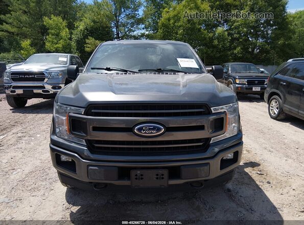 1FTEW1EP7JFC94463 2018 FORD F150 Gray Вид щитка приладів