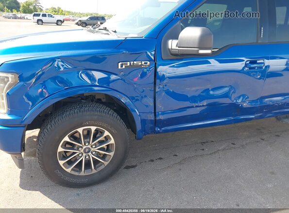 1FTEW1EP7JKD40770 2018 FORD F150 Black Դիմացի տեսք