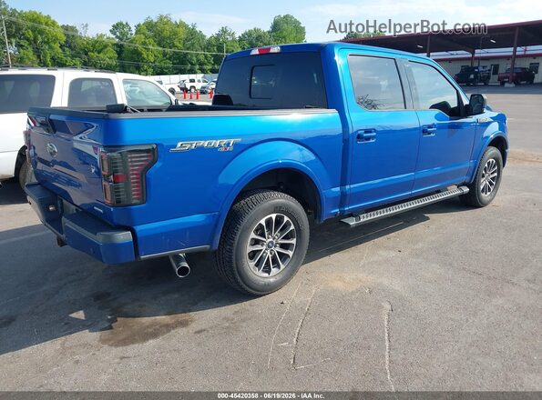 1FTEW1EP7JKD40770 2018 FORD F150 Black Հետևի աջ