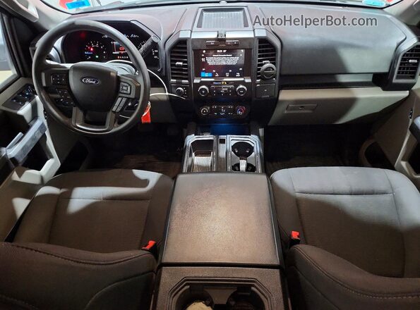 1FTEW1EP7KFA03574 2019 FORD F150 Red Dashboard view