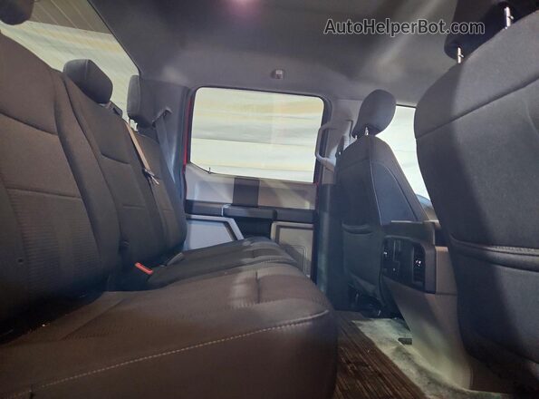 1FTEW1EP7KFA03574 2019 FORD F150 Red Rear seats view