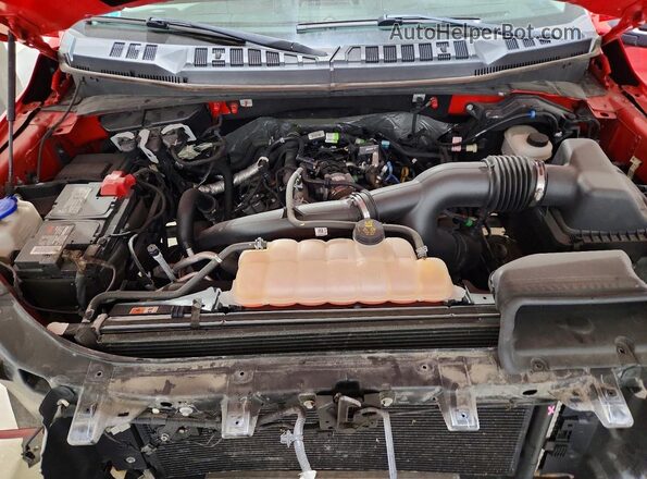 1FTEW1EP7KFA03574 2019 FORD F150 Red Rear interior view