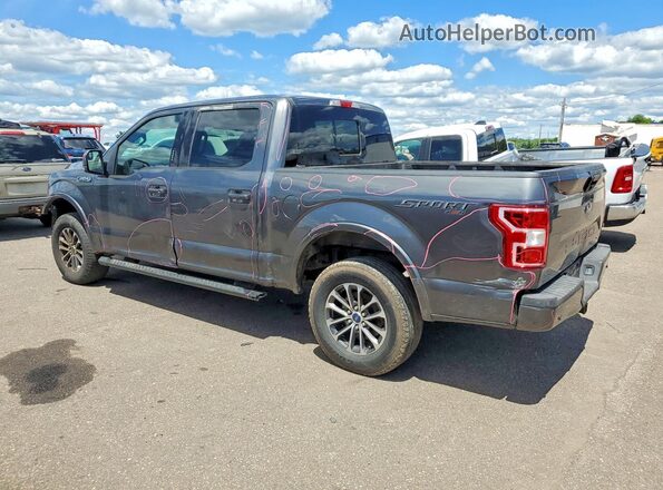1FTEW1EP7KFD46031 2019 FORD F150 Gray Rear left