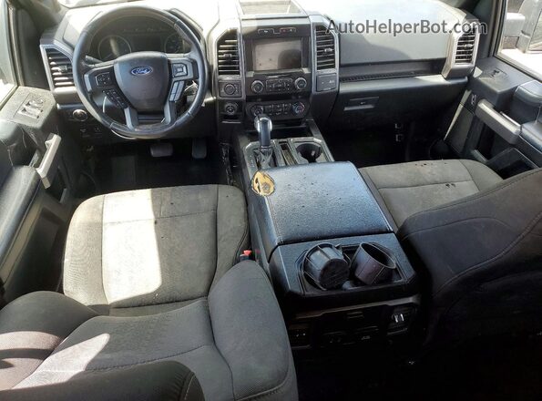 1FTEW1EP7KFD46031 2019 FORD F150 Gray Dashboard view
