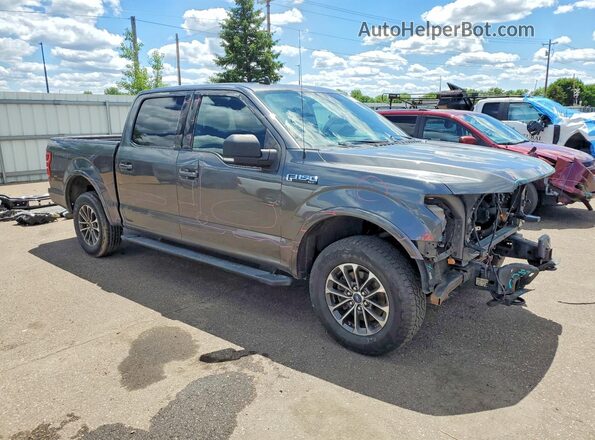 1FTEW1EP7KFD46031 2019 FORD F150 Gray Front right