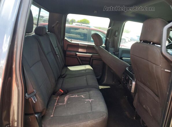 1FTEW1EP7KFD46031 2019 FORD F150 Gray Rear seats view