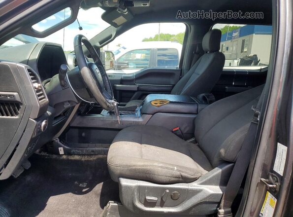 1FTEW1EP7KFD46031 2019 FORD F150 Gray Front interior view