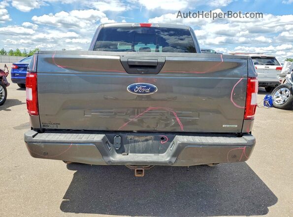 1FTEW1EP7KFD46031 2019 FORD F150 Gray Rear view