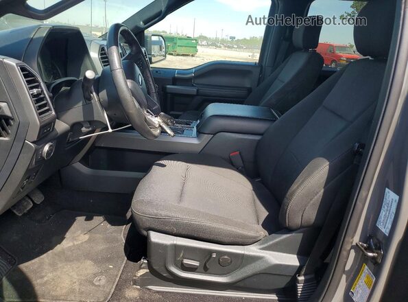 1FTEW1EP7LFC47825 2020 FORD F150 Gray Front interior view