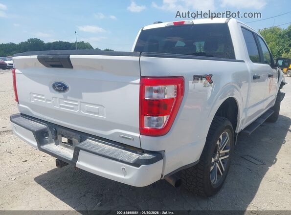 1FTEW1EP7MFA37047 2021 FORD F150 White Հետևի աջ