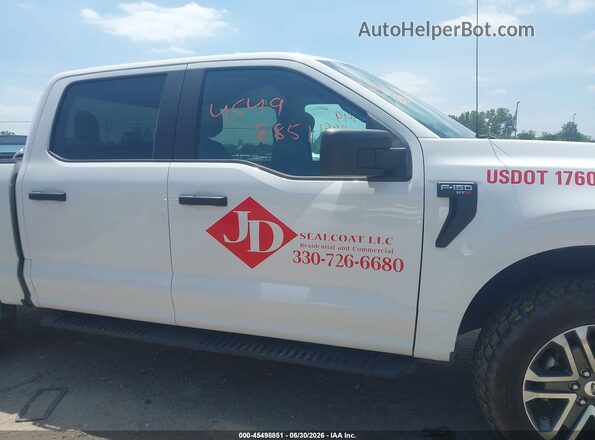 1FTEW1EP7MFA37047 2021 FORD F150 White Սալոնի հետևի տեսք