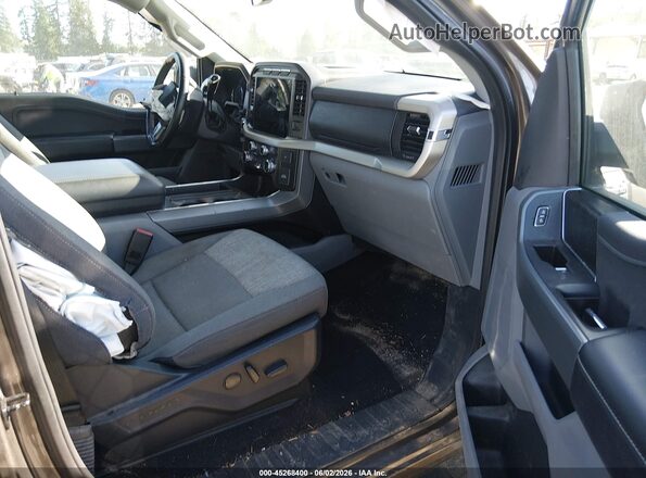 1FTEW1EP7MFC72421 2021 FORD F150 Серый Вид салона спереди