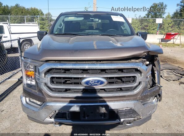1FTEW1EP7MFC72421 2021 FORD F150 Серый Вид щитка приборов