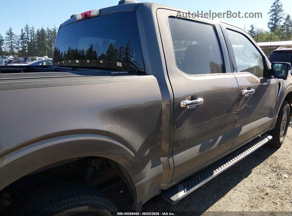 1FTEW1EP7MFC72421 2021 FORD F150 Серый Вид задней части салона