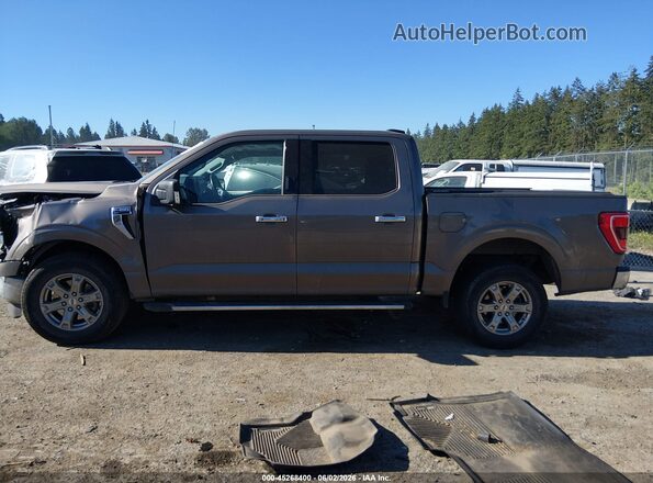 1FTEW1EP7MFC72421 2021 FORD F150 Серый Панорамный вид салона 360°