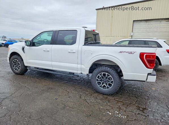 1FTEW1EP7NFA08634 2022 FORD F150 White Trasero izquierdo