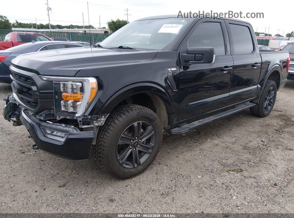 1FTEW1EP7PKD50191 2023 FORD F150 Black Przód lewy