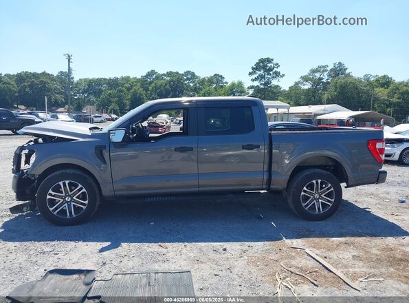 1FTEW1EP7PKE28582 2023 FORD F150 Gray სალონის 360-გრადუსიანი ხედი