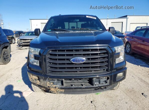 1FTEW1EP8GFB00175 2016 FORD F150 Черный Вид спереди