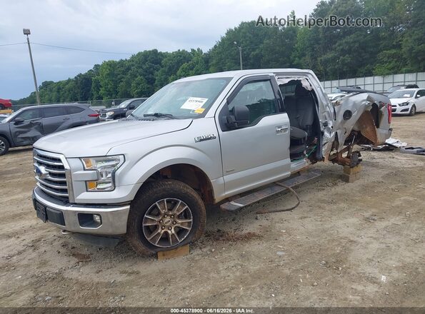1FTEW1EP8GFC77518 2016 FORD F150 Silver Передня ліва чверть
