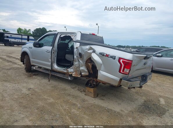 1FTEW1EP8GFC77518 2016 FORD F150 Silver Задня ліва чверть