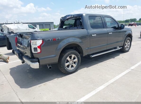 1FTEW1EP8JFA60901 2018 FORD F150 Gray Задня права чверть