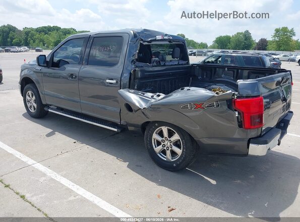 1FTEW1EP8JFA60901 2018 FORD F150 Gray Задня ліва чверть