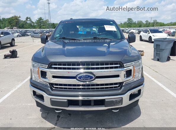 1FTEW1EP8JFA60901 2018 FORD F150 Gray Вид щитка приладів