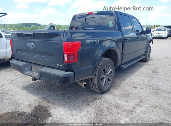 1FTEW1EP8JFE03299 2018 FORD F150 Black Trasero derecho