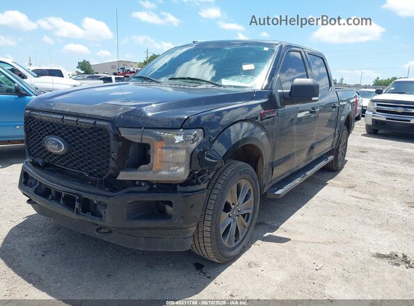 1FTEW1EP8JFE03299 2018 FORD F150 Black Vista tres cuartos delantera izquierda